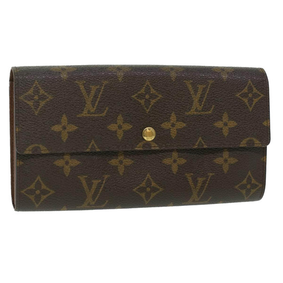 LOUIS VUITTON Monogram Portefeiulle Sarah Long Wallet M66556 LV Auth am3834